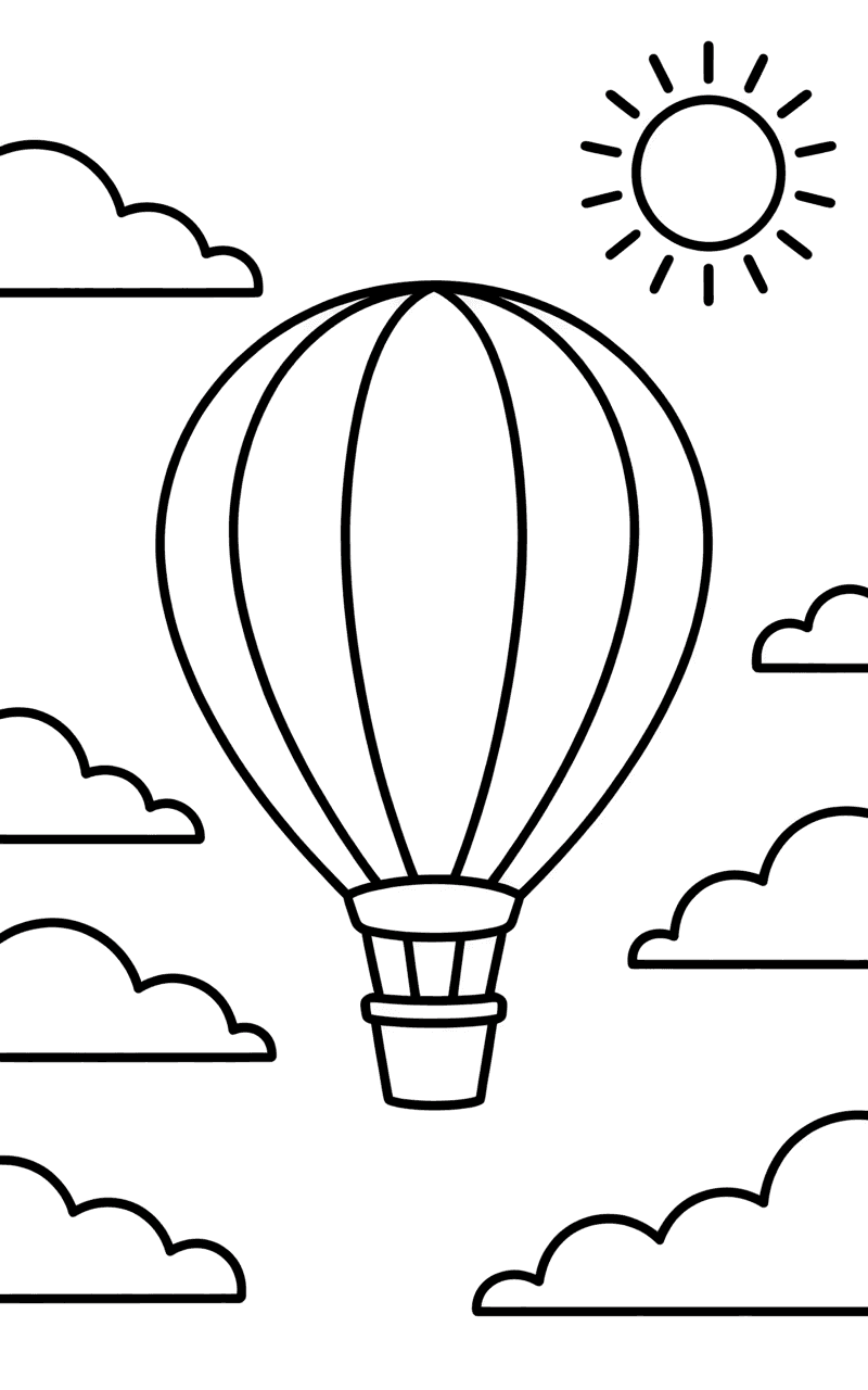 天上的气球