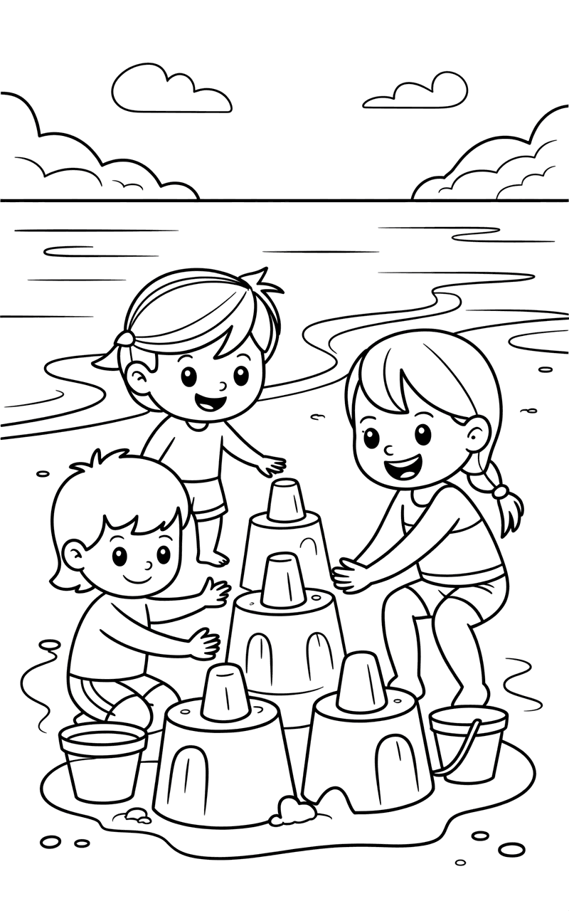 Beach Sandcastles