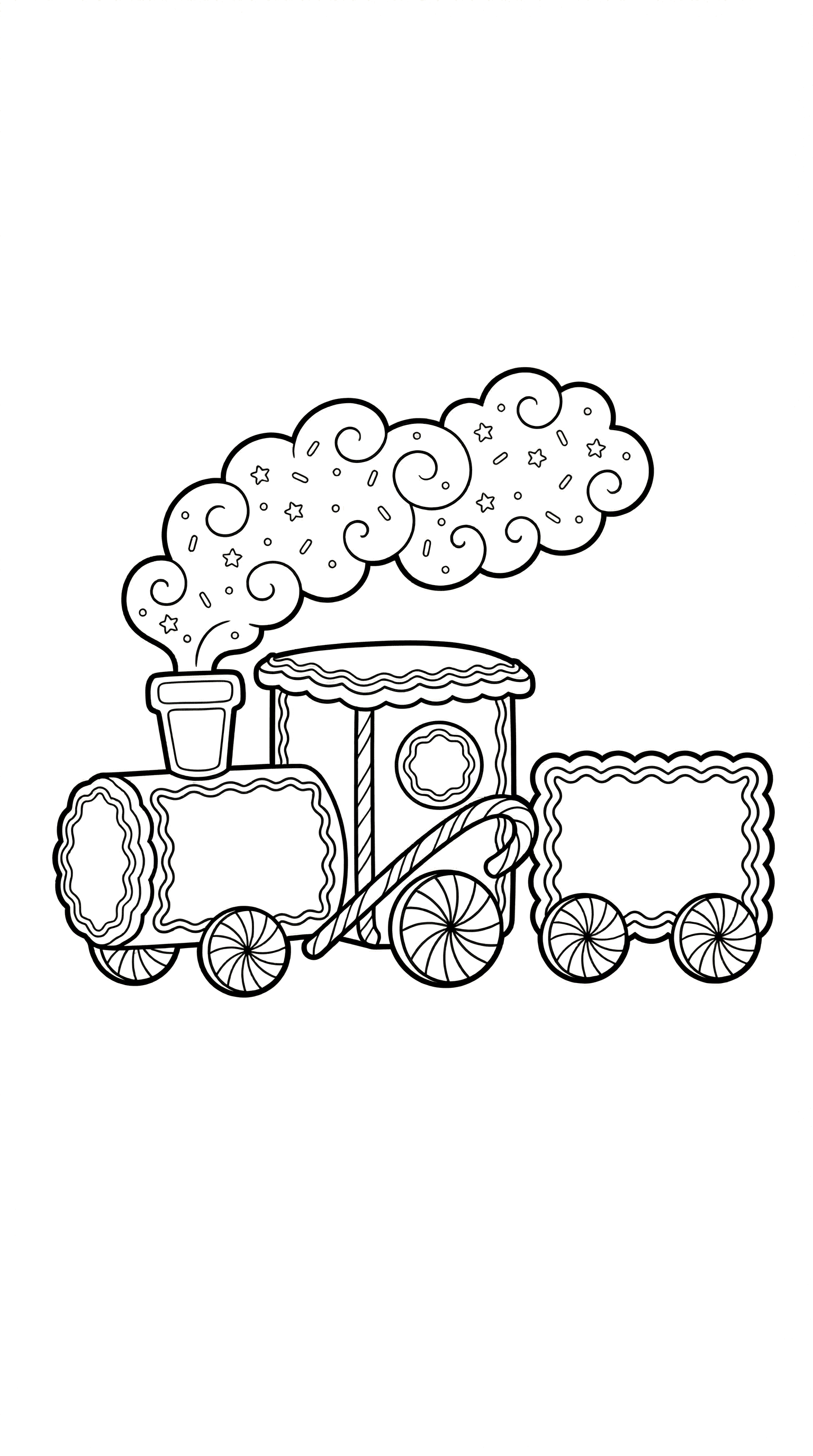 Gingerbread Candy Train