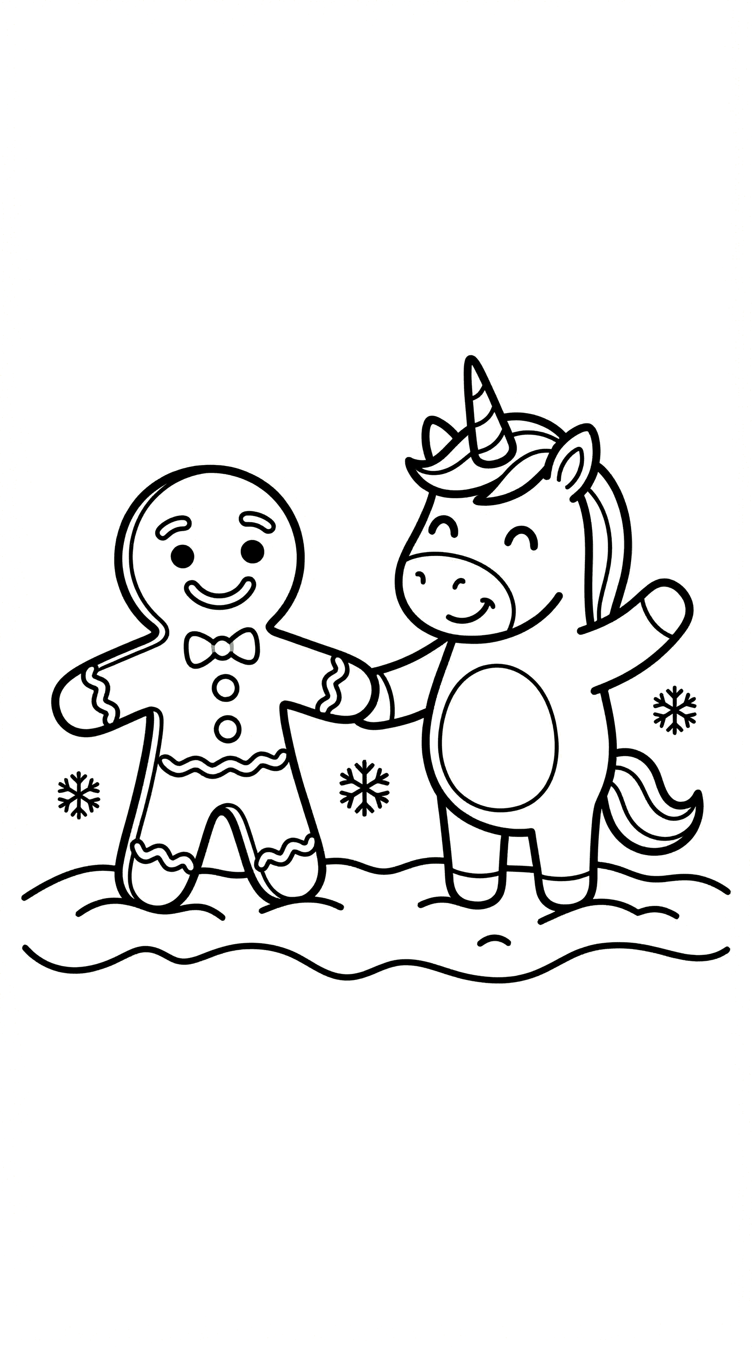Gingerbread + Unicorn Friends