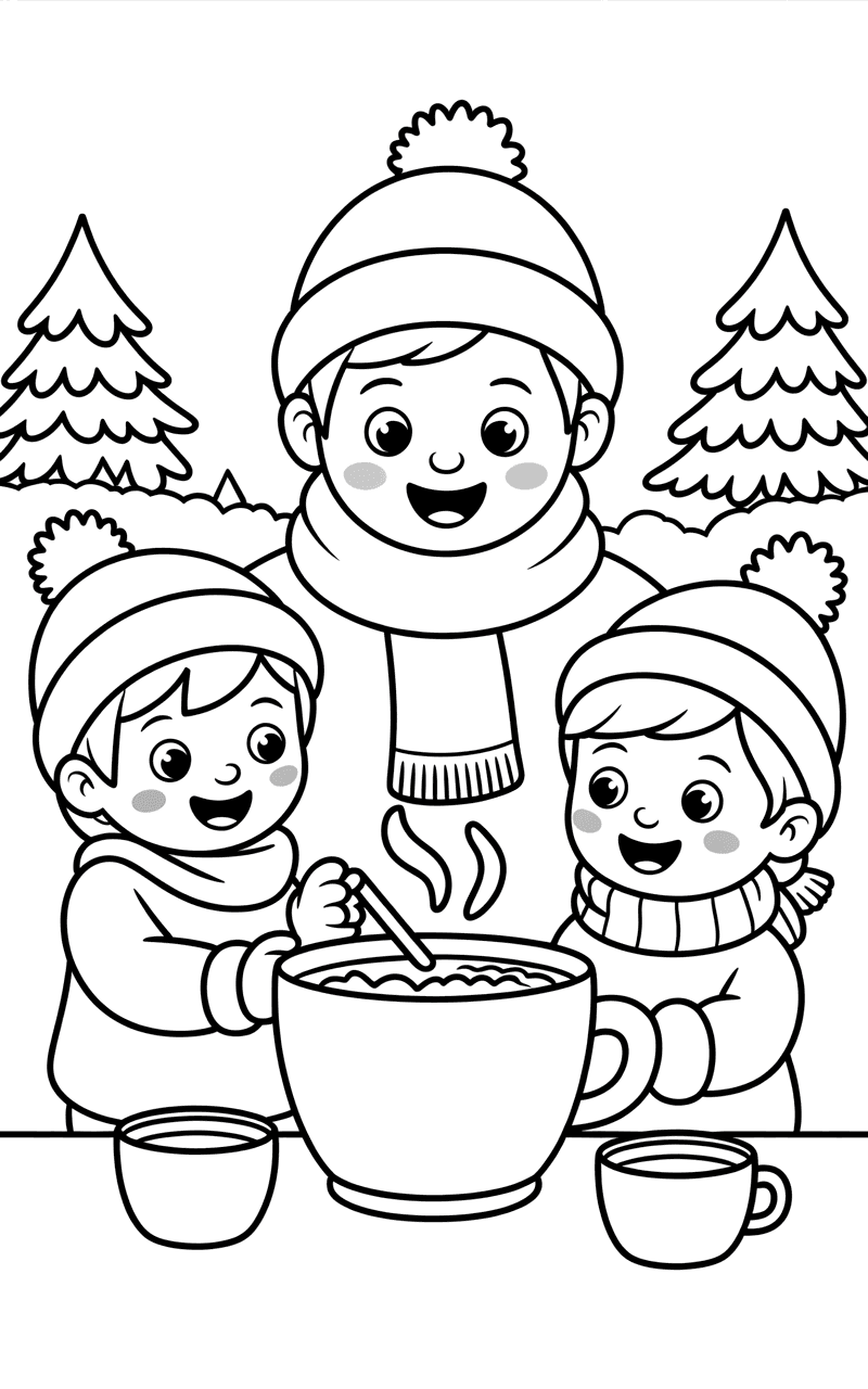 गरम कोको का समय