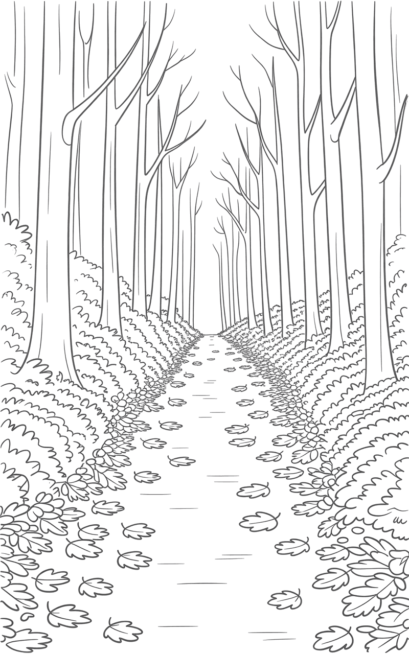 पत्तेदार पथ