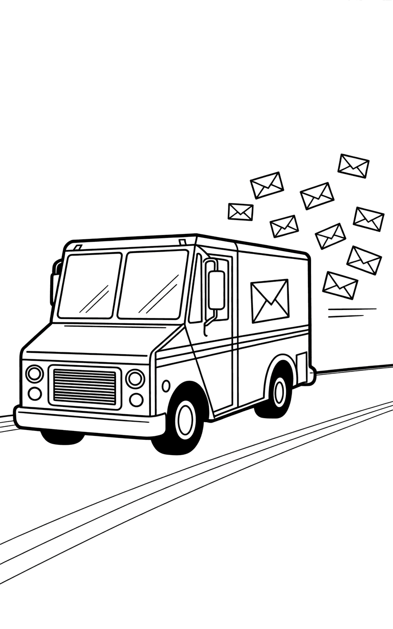 Mail Truck Route