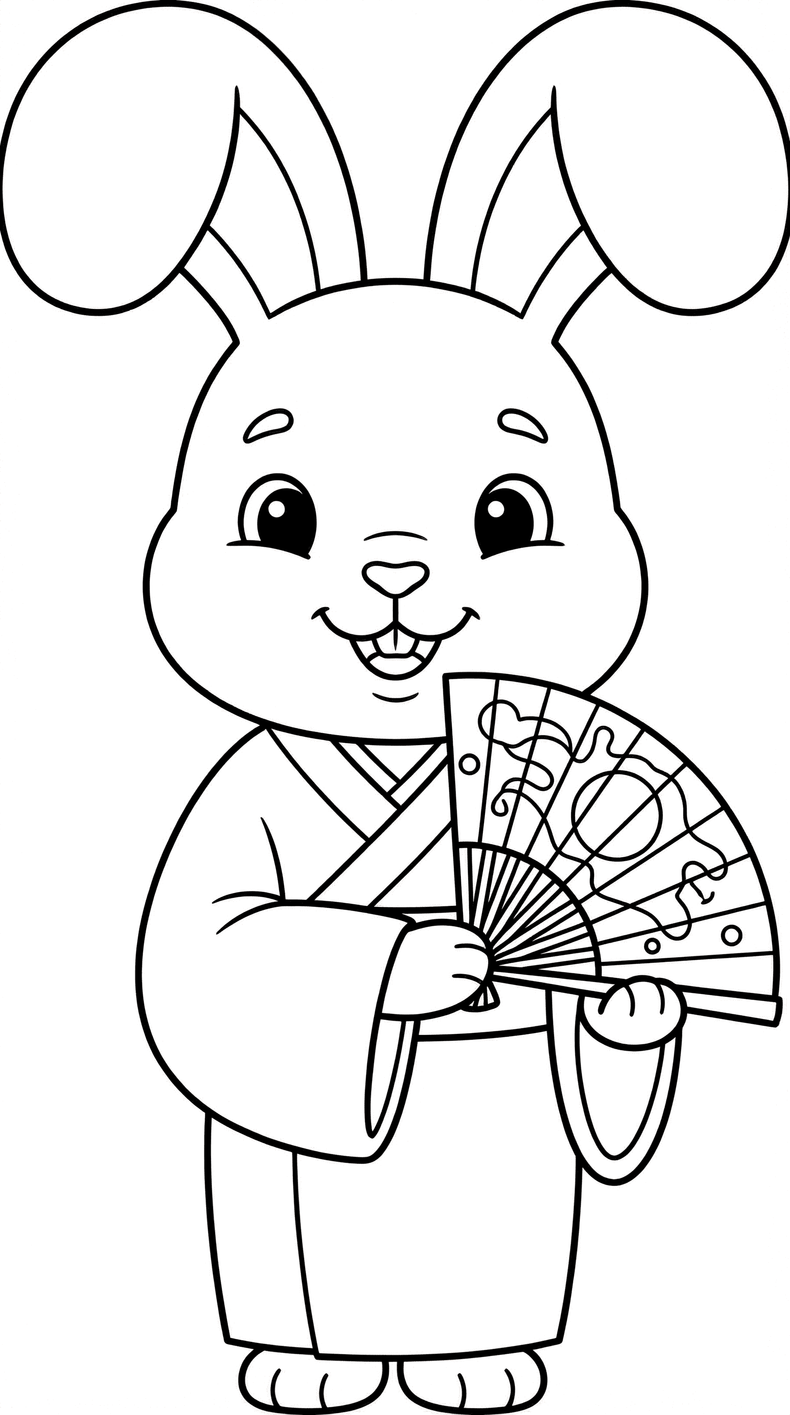 Rabbit with Fan