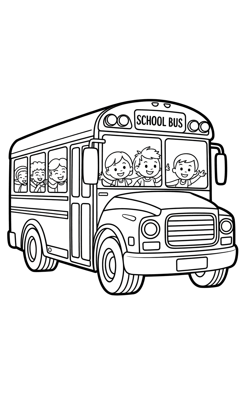 Okul Otobüsü Yolculuğu