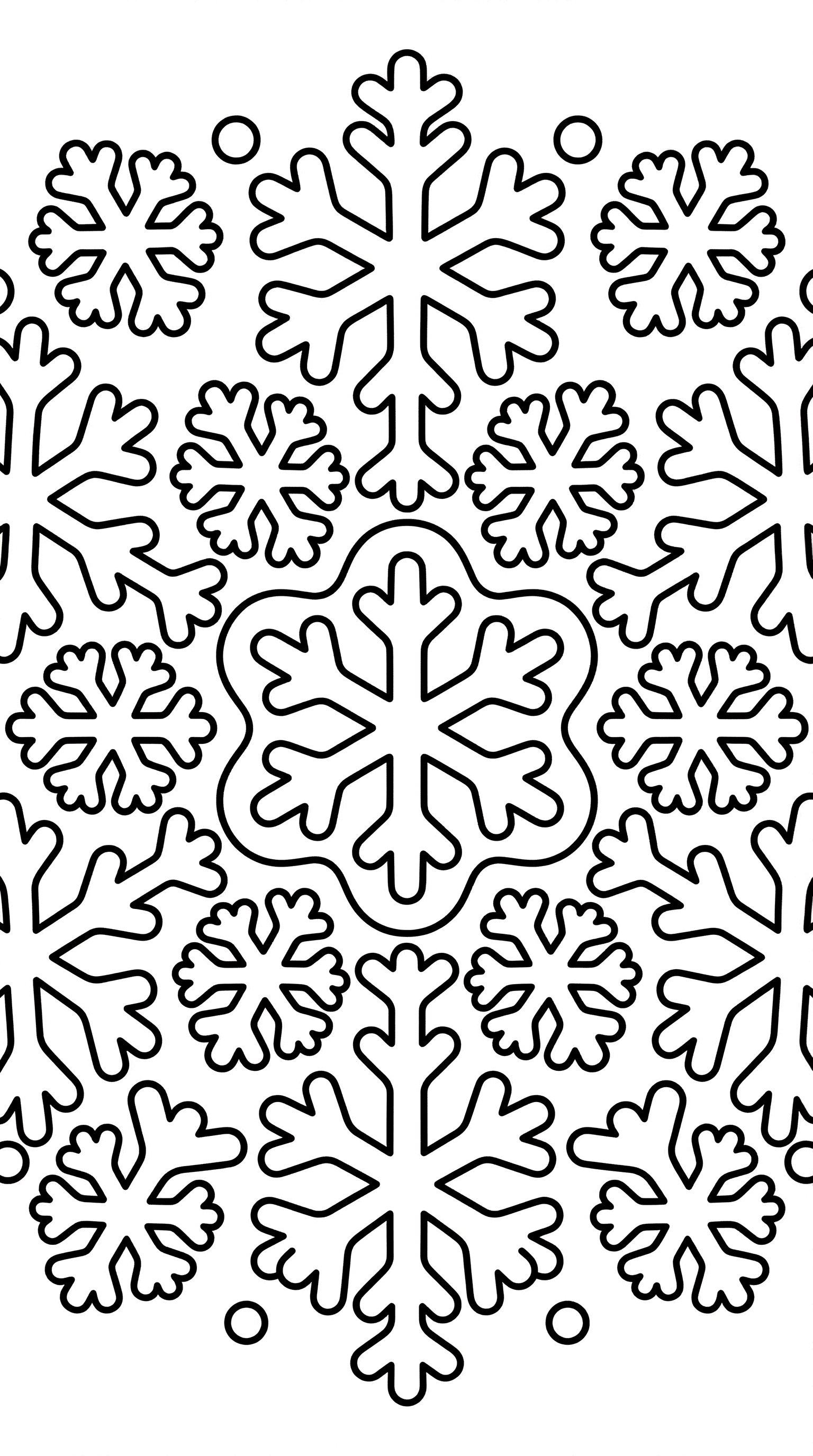 स्नोफ्लेक मंडला