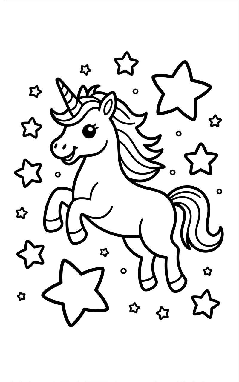 स्टार जंपिंग यूनिकॉर्न