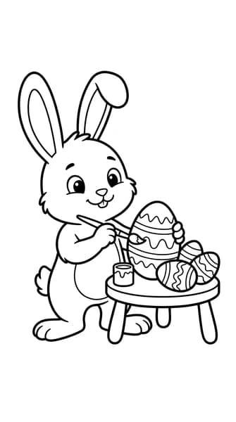 Artistic Easter Bunny