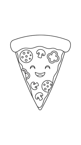 Happy Pizza Slice
