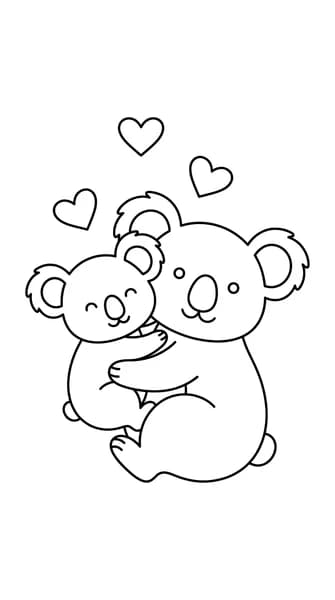 Koala Mom Hug