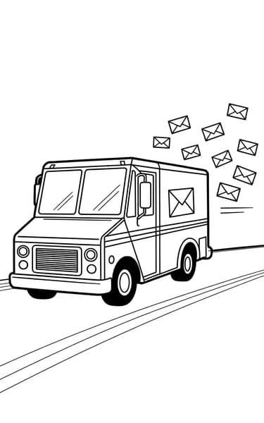 Mail Truck Route