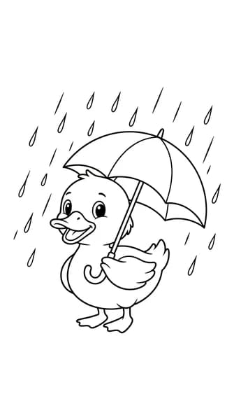 Rainy Day Duckling