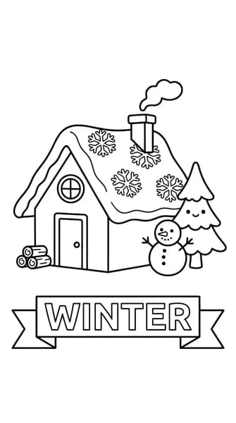 Snowflake Roof House