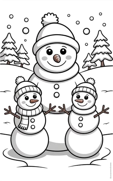 Snowman Family
