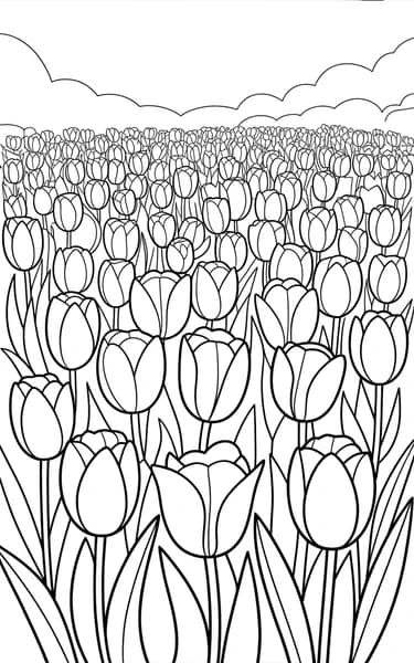 ट्यूलिप फ़ील्ड
