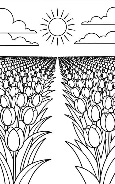 ट्यूलिप फ़ील्ड