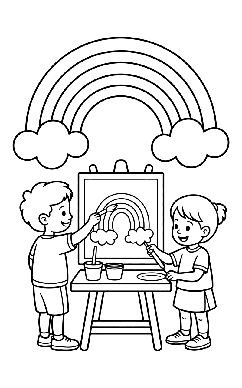 इंद्रधनुष बनाना